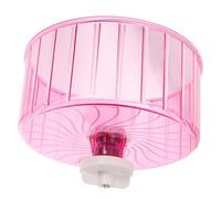 COLLBATH Roue De Course Silencieuse pour Hamsters Cochons Dinde Chinchillas Gerbilles Grand Jouet Dexercice Silencieux Boule De Cristal Rose