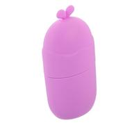 COLLBATH Rouleau de Glace Visage Yeux en Silicone Violet, Massage du Visage Yeux, Outil de Soin Peau pour Femmes, Détente et Raffermissement, Utilisation à Domicile Couvercle Protecteur
