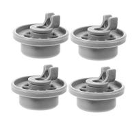 COLLBATH Roulettes pour Panier Inférieur Lave-vaisselle Compatible avec Grandes Marques 4 Pièces Plastique Haute Résistance Remplacement Panier Lave-vaisselle Usage Domestique