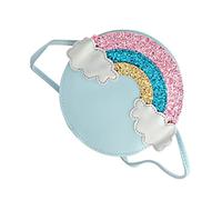 COLLBATH Sac à Bandoulière pour Sac De Rangement à Motifs pour Danse Shopping Et Plage Bleu