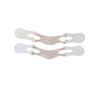 COLLBATH Sangle de Beauté Visage en Silicone et PU, Forme V, Réutilisable, Lavable, Aide la Circulation Sanguine, pour Lire ou Regarder un Écran