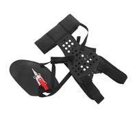 COLLBATH Sangle Double Épaule pour Débroussailleuse Ceinture Rembourrée Respirante et Réglable pour Coupe-bordures Souffleurs et Tondeuses à Gazon Harnais Noir Confortable