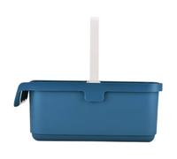COLLBATH Seau De Nettoyage Rectangulaire avec Poignée Grand Seau Utilitaire pour Lavage De Sol pour Balai Et Vadrouille