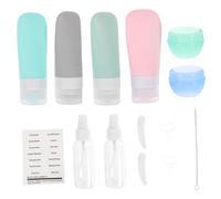 COLLBATH Set de Flacons de Voyage Silicone Réutilisables Étanches et pour Cosmétiques Lotions Huiles Essentielles et Soins Visage