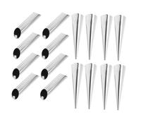 COLLBATH Set de Moules à Cornet Acier Inoxydable pour Croissants et Pâtisseries Tubes Coniques Résistants à Haute Température pour Bricolage de Horns à Crème Viennoiseries et Pains Créatifs