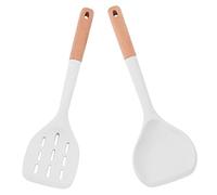 COLLBATH Set de Spatules Silicone pour Cuisine Ustensiles de Cuisson avec Surface Lisse et Bords Arrondis Poignée Ergonomique Antidérapante Adapté pour Restaurants et Usage