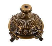 COLLBATH Socle Métal au Style Champêtre pour Plateau à Snacks Support Stable et Décoratif de Style Européen pour Salon Hôtel et Bureau Base pour Plateau Fruitier et Présentoir Ornement
