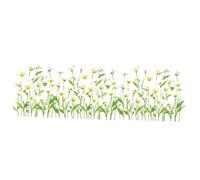 COLLBATH Stickers Muraux Marguerite Format Décor Mural Élégant pour Salon Chambre Cuisine Décoration Intérieure