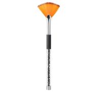 COLLBATH Stylo pour Nail Art Dégradé Pinceau Éventail Plat Noir avec Manche Perceuse Outils Nail Art Professionnel pour Création Ongles et Décoration Manucure