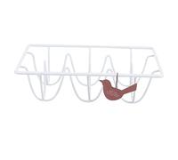 COLLBATH Support à Œufs en Fer Blanc Motif Oiseau Porte-œufs Compact pour Réfrigérateur Plateau de Rangement Pratique Cuisine Boîte à Œufs Multifonctionnelle pour Conserver et Organiser