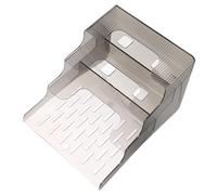 COLLBATH Support Brochure Transparent Présentoir Mural Bureau Compact Porte Documents Polyvalent pour Affichage de Dépliants et Catalogues Gain de Place pour Bureau Professionnel