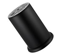 COLLBATH Support Couteaux Acier Inoxydable Emplacements Porte Couteaux de Cuisine avec Dévacuation Deau Base Antidérapante pour Rangement Compact et Hygiénique des Ustensiles de Cuisine