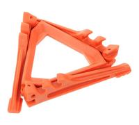 COLLBATH Support de Bouteille de Gaz Extérieur Triangulaire Orange en Nylon | Support Pliable, Installation Facile et Stabilité Renforcée, Accessoire Léger pour Activités Extérieures Cuisine Sauvage
