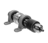 COLLBATH Support de Palier de Broche pour Scie à Table Kit de Mandrin et Poulie pour Tour à Bois à Monter Soi-Même des Vibrations Précision de Coupe Compatible Machines de Menuiserie