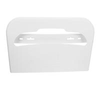 COLLBATH Support de rangement pour abattants de toilettes mural en plastique blanc design moderne capacité élevée, facile à assembler pour salle de bain