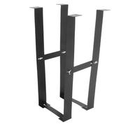 COLLBATH Support sous Bureau pour Unité Centrale en Acier Carbone, Réglable, Solide et Résistant la Corrosion, pour Organiser Votre Espace de Travail