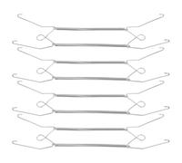 COLLBATH Supports muraux invisibles pour assiettes décoratives, lot de 4, acier inoxydable, support robuste pour art mural et assiettes décoratives, montage mural, cuisine et salle de bain