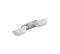 COLLBATH Suspendue pour Animaux De Compagnie Double Distributeur d'eau en Plastique Design Anti-Renversement Couleur Blanche pour Chiens Et Chats pour L'alimentation à