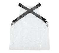 COLLBATH Tablier Transparent de Styliste avec Sangle de Cou Réglable Imperméable et Tablier de Protection Multifonction pour Salon de Coiffure et Usage Domestique