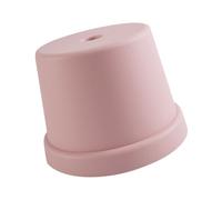 COLLBATH Tabouret Garçon Fille Antidérapant Empilable Petit Siège Plastique Stable et Léger pour Changement de Chaussures et Bain Rose Grand Modèle