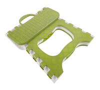 COLLBATH Tabouret Pliant Portable Vert en PP pour Maison, Facile à Nettoyer et Gain de Place, pour Salle de Bain ou Salon, Design Simple et Créatif
