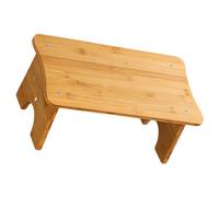 COLLBATH Tabouret Wc Physiologique Multifonctionnel Antidérapant à Biseau pour Confort et Posture Marchepied Large en Matière Naturelle pour Adultes Usage Bureau et Toilette