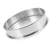 COLLBATH Tamis Jardinage en Acier Inoxydable avec Mailles Rondes 4mm, Tamis de Jardin Compact Filtrage du Sol en Extérieur et Jardinage