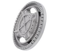 COLLBATH Tête de Brûleur à Gaz 130 Mm pour Cuisinière Encastrée, Support Métallique Solide, Anneau de Support pour Casseroles, Accessoire Multi-usage pour Cuisson Sécurisée et Nettoyage