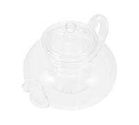 COLLBATH Théière en Verre Borosilicate 400 Ml Résistante à Haute Température avec Filtre Intégré Transparente et Subtilement Parfumée Maison Bureau