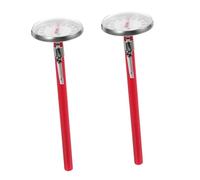 COLLBATH Thermomètre Mécanique Voiture Rouge sans Batterie pour Climatisation Auto et Intérieur Installation Facile Accessoire Décoration Polyvalent Voiture et Maison