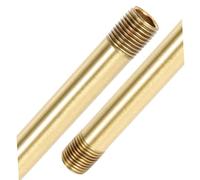 COLLBATH Tige Filetée pour Douille Lampe en Cuivre M10, Pièce Détachée Légère et Résistante la Corrosion, Réparation Kit de Fabrication de Lampes DIY