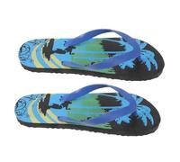 COLLBATH Tongs Homme Légères PVC Respirant Style Hawaii Semelle Plate Antidérapante pour Plage Sandales Confortables