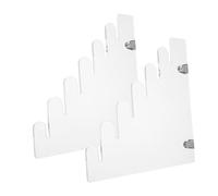 COLLBATH Transparent Acrylic Knife Organizer With Detachable Wall-mounted Stand Scratch-resistant Fruit And Tool Knife Storage Rack Space-saving Tabletop Display