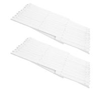 COLLBATH Treillis à Fleurs Panneau Mural en Bois Clôture en Bois rétractable Lot de 2 pour Plantes grimpantes, intérieur extérieur et patios