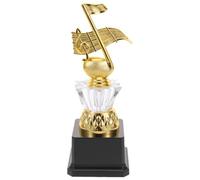 COLLBATH Trophée de Musique en Plastique doré, Coupe trophée pour Concours d’Art pour Enfants, remises de Prix et fêtes, Mini trophée pour élèves et étudiants Réutilisable