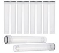 COLLBATH Tubes de Congélation en Plastique Blanc Couleur Aléatoire Lot de 10 10 Ml avec Bouchon à Vis, Tubes D'échantillon Solides pour Expériences en Laboratoire