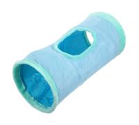 COLLBATH Tunnel pour Chat Pliable Doux avec Observation et Balle Suspendue Jeu Interactif Cosy pour Chatons Intérieur Tunnel de Jeu Compact pour Maison et Moments Sociaux
