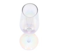 COLLBATH Verre à Vin Électroplaqué Coloré Gobelet Unique pour Cocktail Base Stable Verre Simple pour Fêtes Mariages et Bars