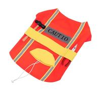 COLLBATH Vêtements Décoratifs pour Chiots Adorable Costume De Chiot Ouvrier du Bâtiment Vêtements Résistants À Lusure pour Animaux De Compagnie