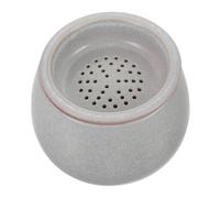 COLLBATH Vintage Ceramic Tea Cup Washing Bowl With Built In Porcelain Strainer And Lid Large Capacity Waste Water Tank For Traditional Tea Ceremony