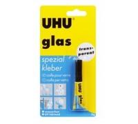 UHU Colle spéciale verre GLAS 46685 – Sèche rapidement, résistante à l'eau et aux UV – 3 g