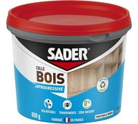 Colle À Bois Prise Progressive-Colle Vinylique Bois Intérieur-Colle Forte Pour Tous Bois Et Dérivés -Transparente Après Séchage-Sans Solvant-Pot De 650 G