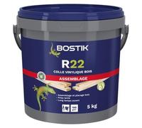 Colle à bois vinylique à prise lente - bidon de 5 kg - R22 BOSTIK
