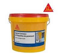 Colle à carrelage en pâte D1-ET - SIKA SikaCeram-300 Plaquette de parement- Blanc - 15kg