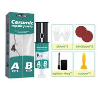 Colle à carrelage Kit de réparation de carrelage Colle magique Kit de réparation de joints à séchage rapide pour trous joints porcel
