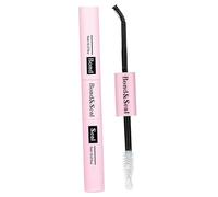 Colle à cils en cluster, colle et joint noirs à double extrémité pour cluster de cils, colles duo tenue forte pour extensions de faire soi-même, comprend un dissolvant doux ; 1