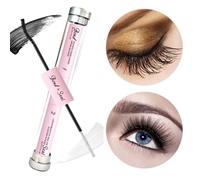 Colle à cils pour faux cils,Colle à faux, à imperméable pour extensions de, d'extension de DIY 2 en 1 pour bandes de, grappes de, maquillage personnel