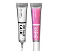 Colle à Ongles et Dissolvant | Gel Solide Longue Durée Sans Lampe UV - Gel Décolleur Séchage Rapide Sans Lampe UV pour Manucure Salon et Maison