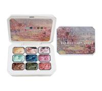 Colle À Ongles, Formule Gel Longue Tenue, Vernis Gel Ombré 9 Couleurs, Kit De Manucure, Finition Lisse Et Brillante, Pour Femmes En Salon, Séances Photo Quotidiennes De Printemps, Anniversaires, Vacan