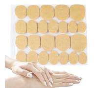 Colle à ongles gelée, autocollants de colle à ongles | 24 pièces (1 feuille) d'onglets collants imperméables | Colle à ongles double face, onglets de colle à ongles solides, autocollants à pression po
